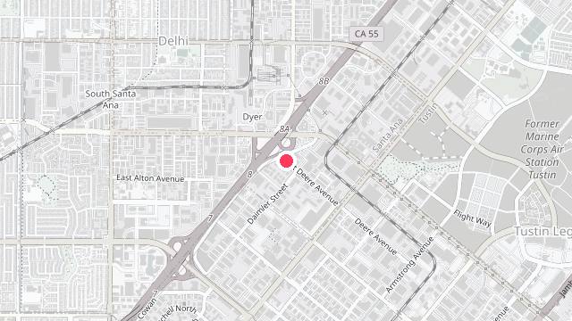 Map showing the office location of Mca Property Management
