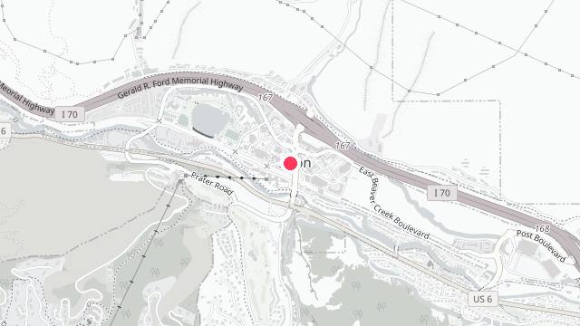 Map showing the office location of Mcneill Property Management