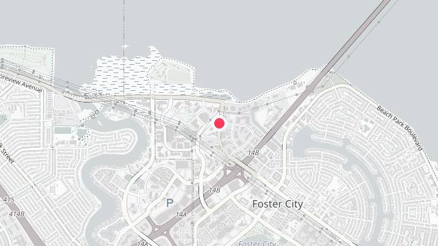 Map showing the office location of Midpen Property Management