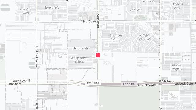 Map showing the office location of Minnix Property Management