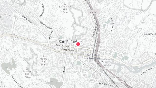 Map showing the office location of Morrow Property Management