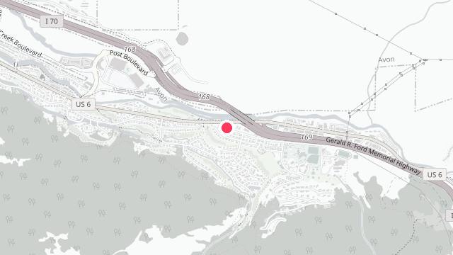 Map showing the office location of Mountain Valley Property Management