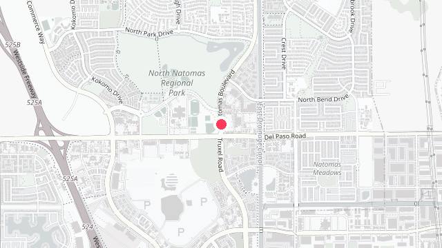 Map showing the office location of Norcal Living Property Management