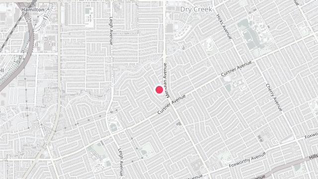 Map showing the office location of O'connor Property Management