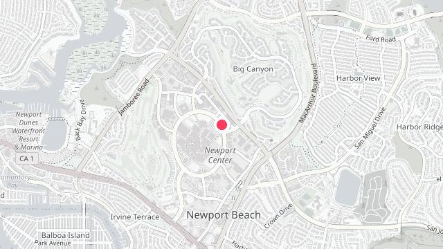 Map showing the office location of Oaks Property Management