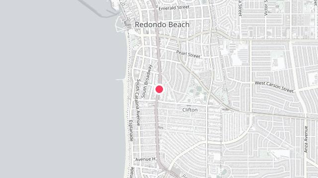 Map showing the office location of Ocean Pacific Property Management
