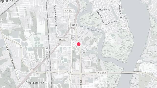 Map showing the office location of Ocean Realty & Property Management