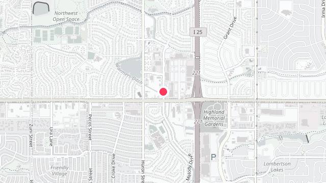 Map showing the office location of Ornelas Property Management