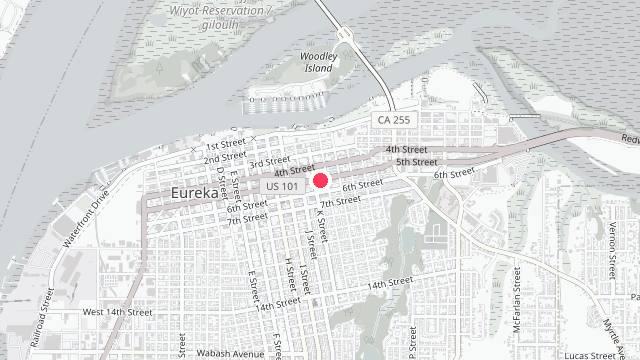 Map showing the office location of Pacific Partners Property Management