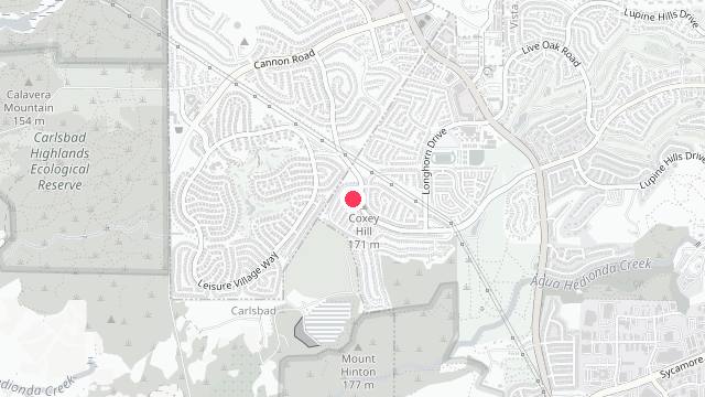 Map showing the office location of Pacific Property Management & Sales,