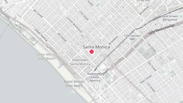 Map showing the office location of Pacific Side Property Management