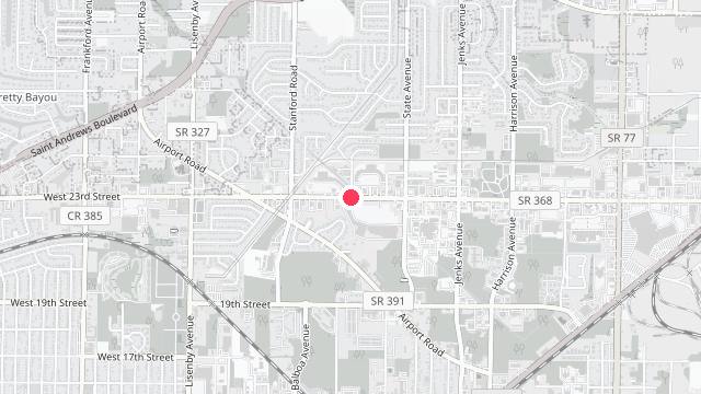 Map showing the office location of Palm Realty and Property Management Services