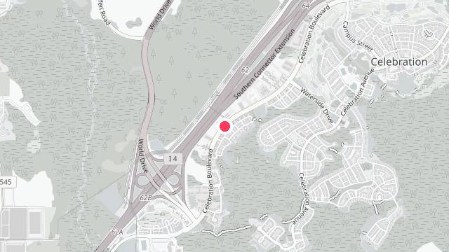 Map showing the office location of Park Avenue Property Management