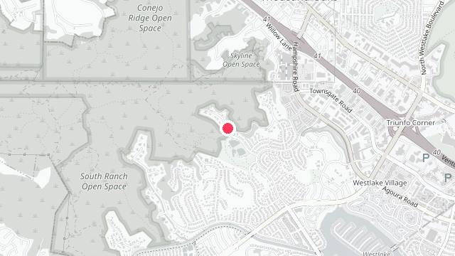 Map showing the office location of Park Place Real Property Management,