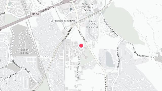 Map showing the office location of Peace of Mind Property Management,