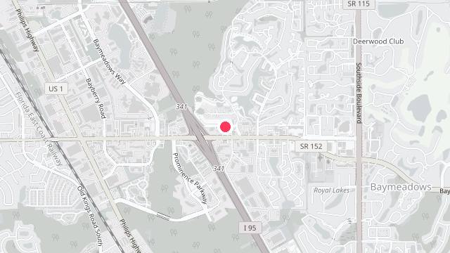 Map showing the office location of Peach State Property Management