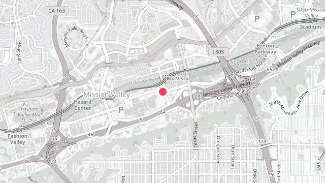 Map showing the office location of Pegasus Property Management