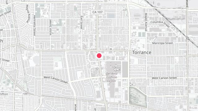 Map showing the office location of Peninsula View Property Management,