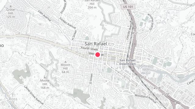 Map showing the office location of Prandi Property Management