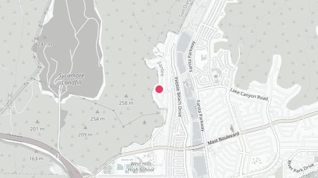 Map showing the office location of Presidio Property Management