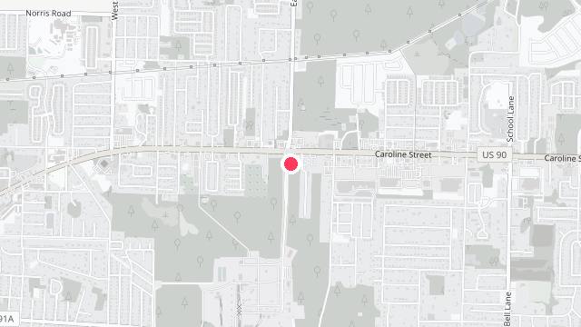 Map showing the office location of Priority Property Management of North Florida