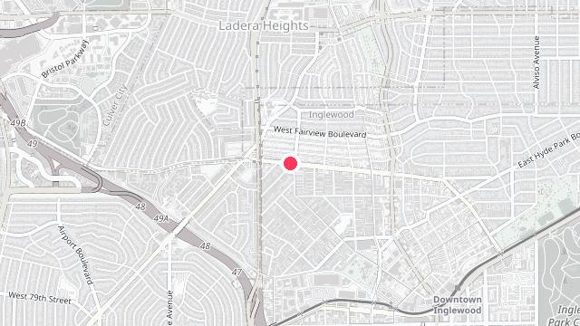 Map showing the office location of Professional Property Managers