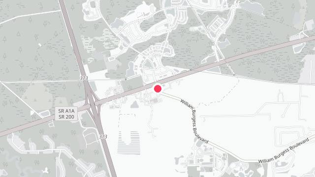 Map showing the office location of Property Management of North Florida