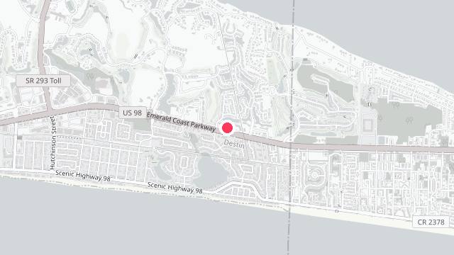 Map showing the office location of Property Management on the Panhandle