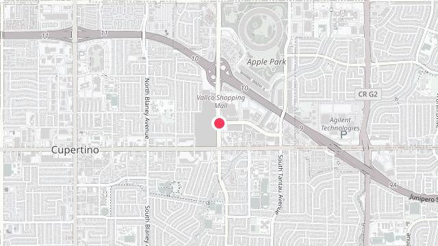 Map showing the office location of Property Management-Silicon Valley