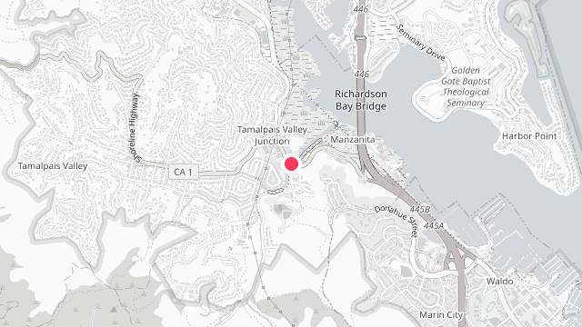 Map showing the office location of Prudent Property Management