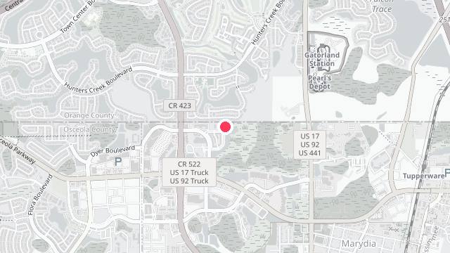 Map showing the office location of R&j Realty and Property Management