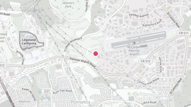 Map showing the office location of Raintree Property Management