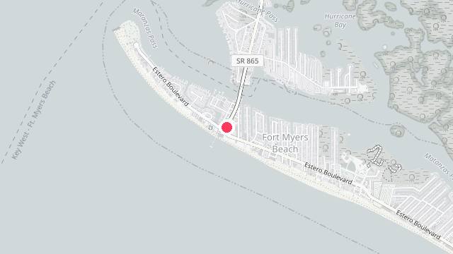 Map showing the office location of Ral Resort Property Management