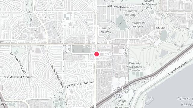 Map showing the office location of Real Property Management Colorado