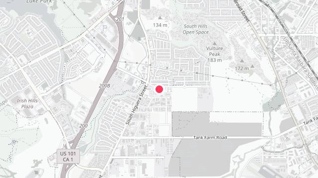 Map showing the office location of Reg Property Management