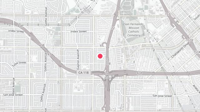 Map showing the office location of Reliance Property Management