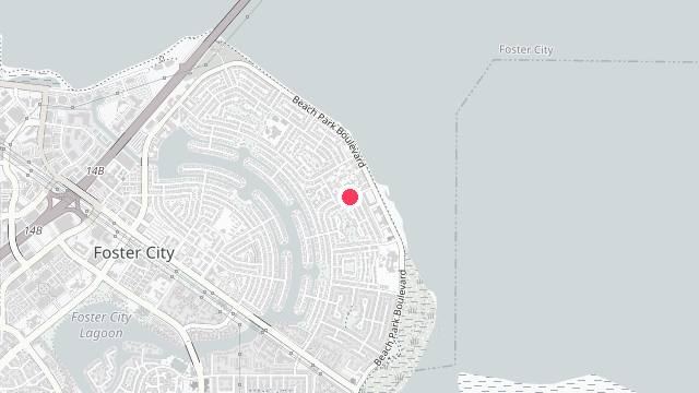 Map showing the office location of Rentwise Property Management
