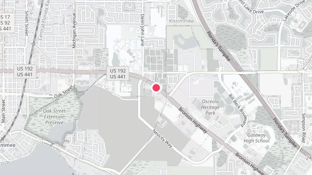 Map showing the office location of Rodriguez Property Management