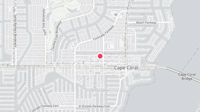 Map showing the office location of Rossman Realty Property Management