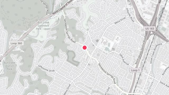 Map showing the office location of Rpm Reliable Property Management