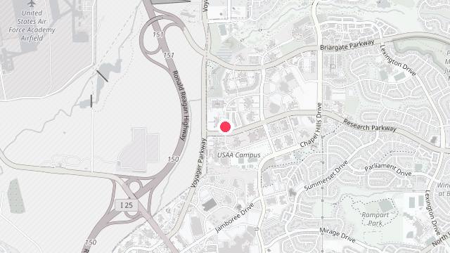 Map showing the office location of Rs Property Management