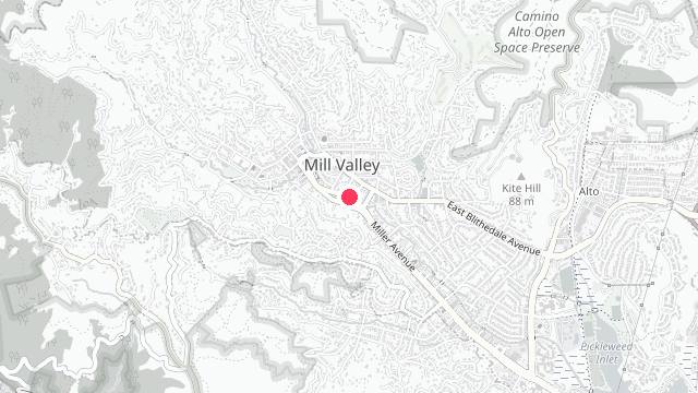 Map showing the office location of Sam Property Management
