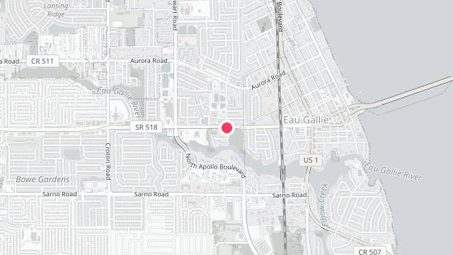Map showing the office location of Sandalwood Property Management