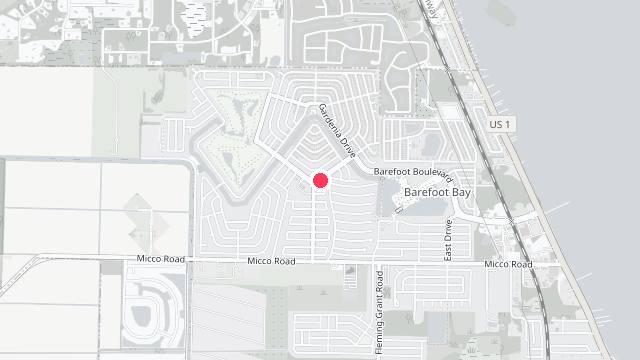 Map showing the office location of Sea Breeze Realty & Property Management