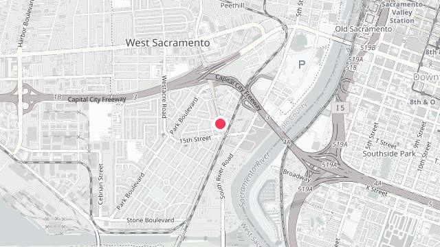 Map showing the office location of Shower Property Management