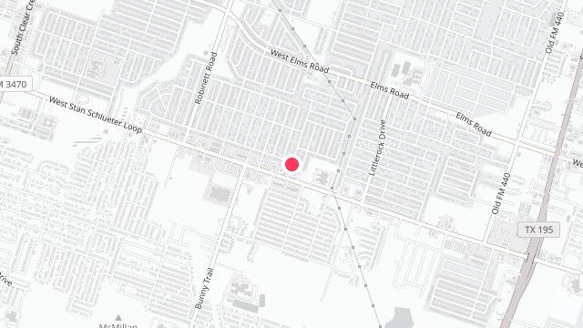Map showing the office location of Sierra Rentals & Property Management