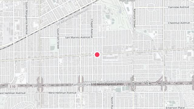 Map showing the office location of Silverstone Property Management
