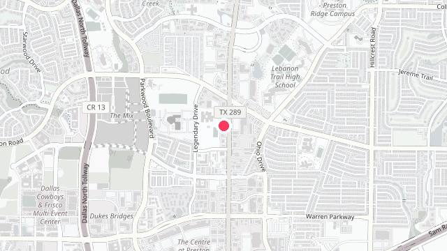 Map showing the office location of Silvertop Property Management