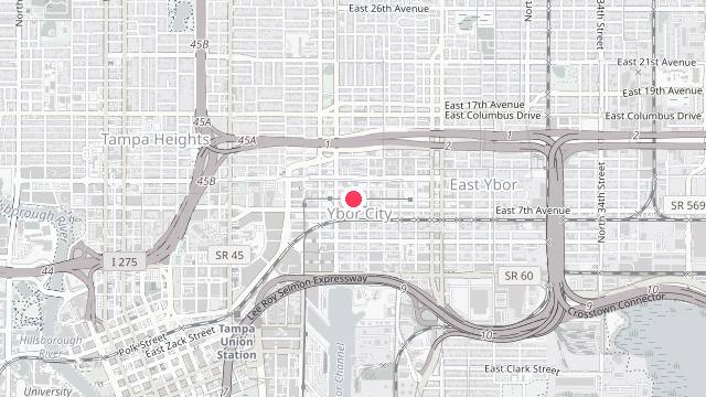 Map showing the office location of Simply Modern Property Management