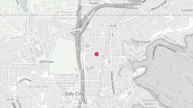 Map showing the office location of Snc Property Management